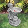 Design Toscano SH38018613 10 Inch Georginas Garden Gaze Birdbath Statue