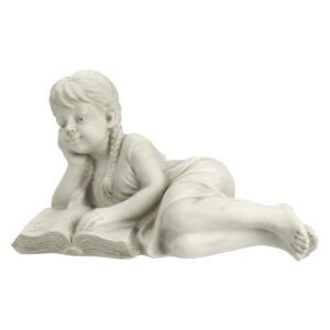 Design Toscano SH38038813 18 Inch Reading Rebecca Garden Scholar Statue