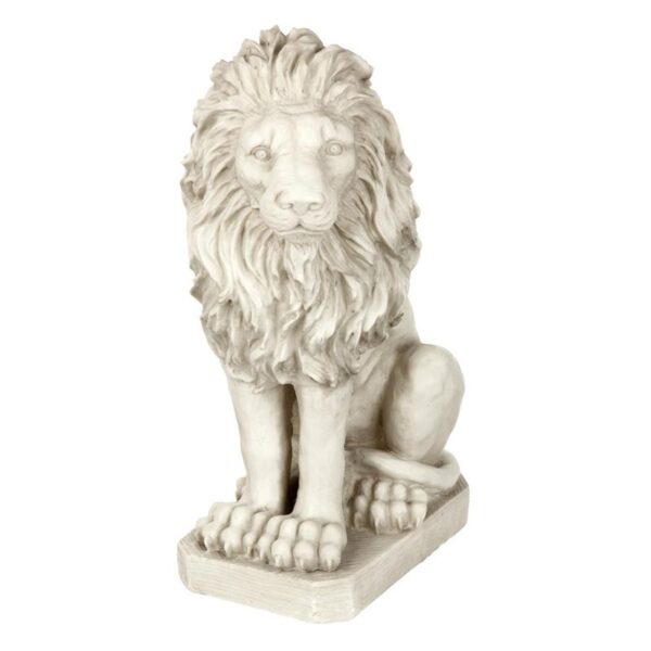 Design Toscano SH4210 12 1/2 Inch Mansfield Manor Lion Sentinel Statue