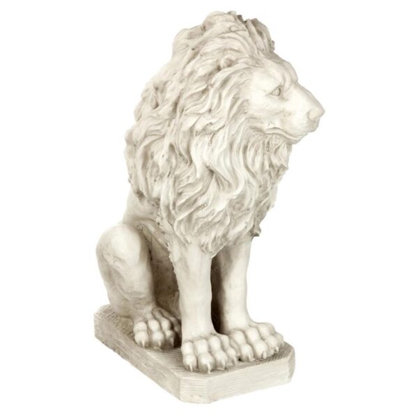 Design Toscano SH4210 12 1/2 Inch Mansfield Manor Lion Sentinel Statue