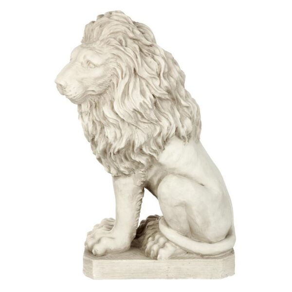 Design Toscano SH4210 12 1/2 Inch Mansfield Manor Lion Sentinel Statue