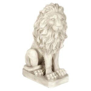 Design Toscano SH43 13 Inch Mansfield Manor Lion Looking Right