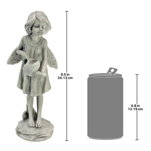 Design Toscano SH9403612 4 Inch Rose Garden Fairy with Watering Can