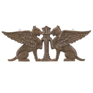 Design Toscano SP1110 23 1/2 Inch Double Griffin Overdoor