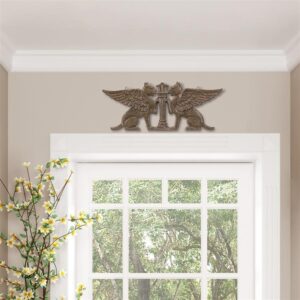 Design Toscano SP1110 23 1/2 Inch Double Griffin Overdoor