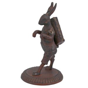 Design Toscano SP1341 3 1/2 Inch Wandering Rabbit Matchstick Holder