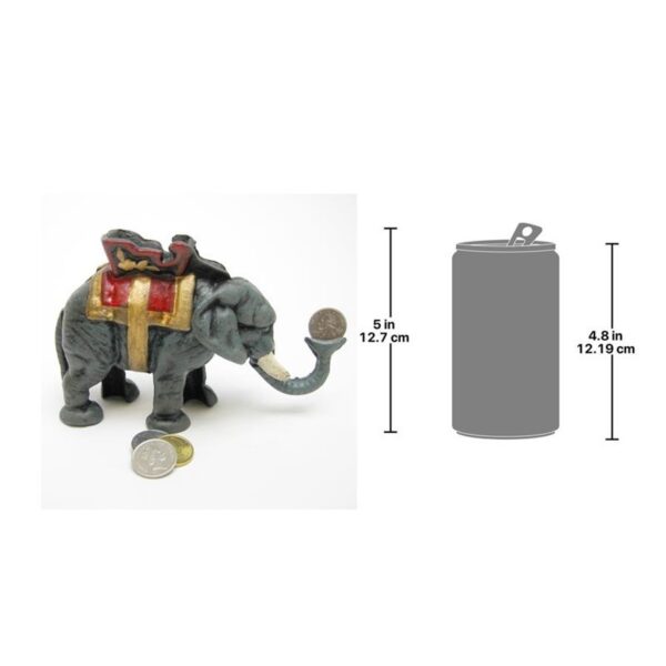 Design Toscano SP1600 8 Inch Circus Elephant Bank