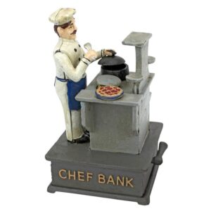 Design Toscano SP2399 5 Inch Chef Bank