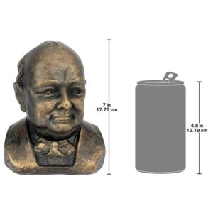 Design Toscano SP2913 6 Inch Sir Winston Churchill Iron Bust