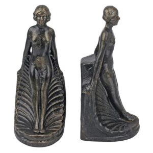 Design Toscano SP713 3 1/2 Inch Pair of Elyse Art Deco Bookends