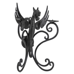 Design Toscano SP803 9 1/2 Inch Castle Dragon Wall Sconce