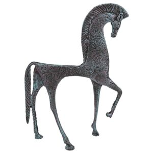 Design Toscano SP806 7 1/2 Inch Spartan Iron Horse