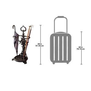 Design Toscano SP909 19 1/2 Inch Hartwig Umbrella Stand