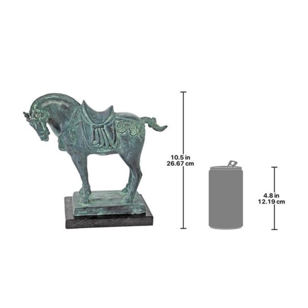 Design Toscano SU070 11 Inch Tang Dynasty Bronze Horse