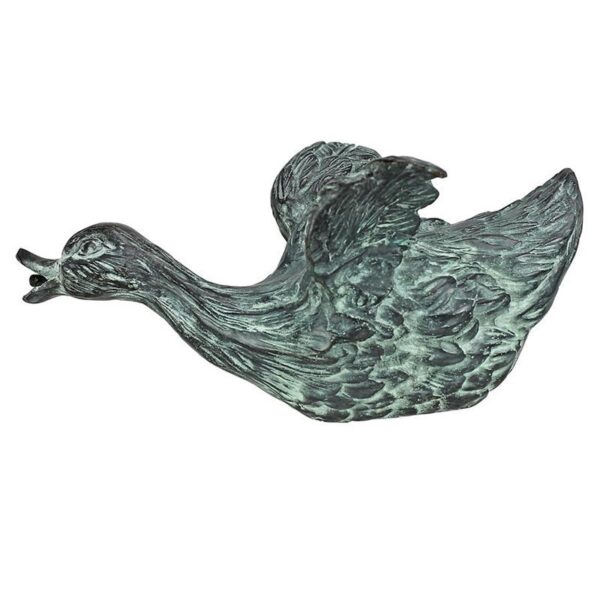 Design Toscano SU1016 7 1/2 Inch Sliding Duck - Bronze