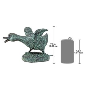 Design Toscano SU1018 7 Inch Running Duck - Bronze