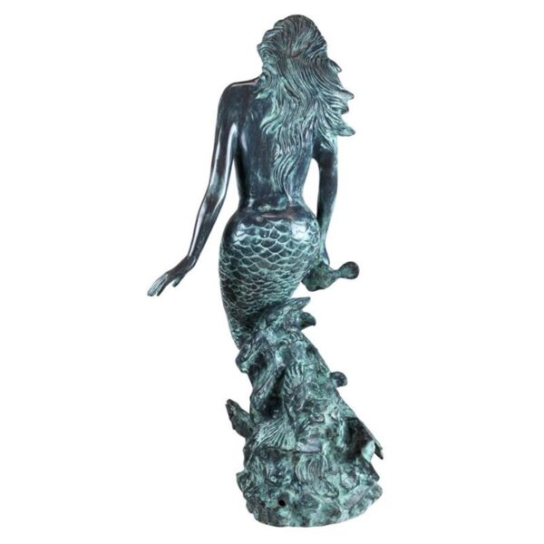 Design Toscano SU1866 20 Inch Goddess of the Sea Mermaid - Bronze