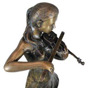 Design Toscano SU2835 17 1/2 Inch Estate Size Young Violinist - Bronze