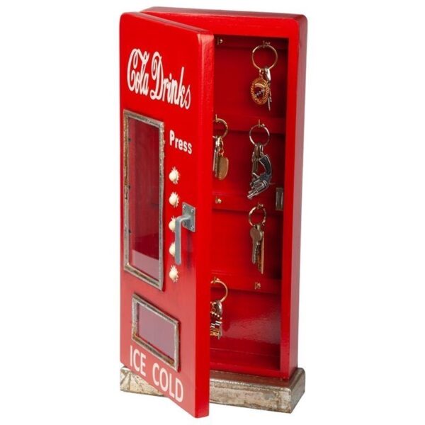 Design Toscano SY5842 9 1/2 Inch 1950's Retro Cola Pop Machine Key Cabinet