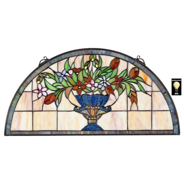 Design Toscano TF10112 24 Inch Titchfield Abbey Demi Lune Window