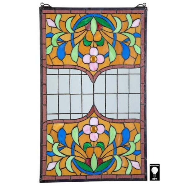 Design Toscano TF28025 15 1/2 Inch Eaton Place Stained Glass Window