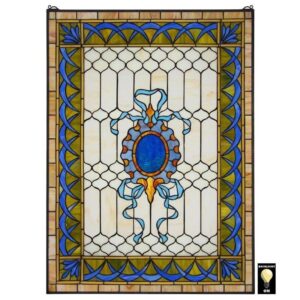 Design Toscano TF28027 30 Inch Cranbrook Terrace Stained Glass Window