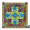 Design Toscano TF804 17 Inch Casino Palais Stained Glass Window