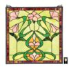 Design Toscano TF85 17 Inch Nouveau Lily Stained Glass Window