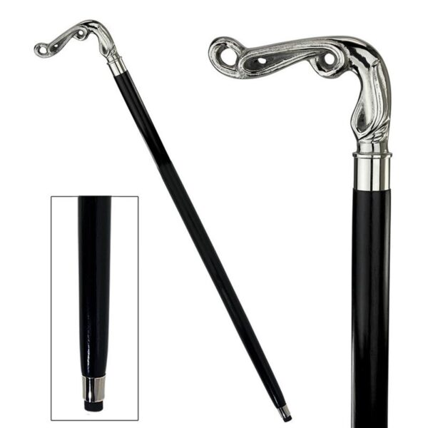 Design Toscano TV10340 Art Nouveau 4 1/2 Inch Swag Walking Stick