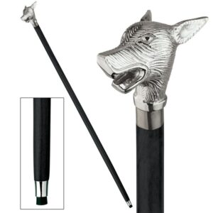 Design Toscano TV300 2 Inch Howling Werewolf Hardwood Walking Stick