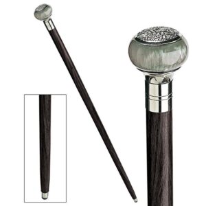 Design Toscano TV5237 2 Inch Green Sphere with Black Stick Cane