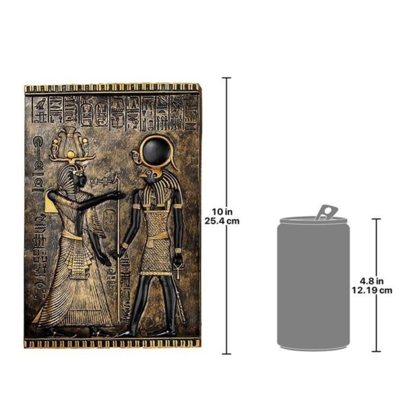 Design Toscano WU68176 7 Inch Horus Egyptian Temple Stele Plaque