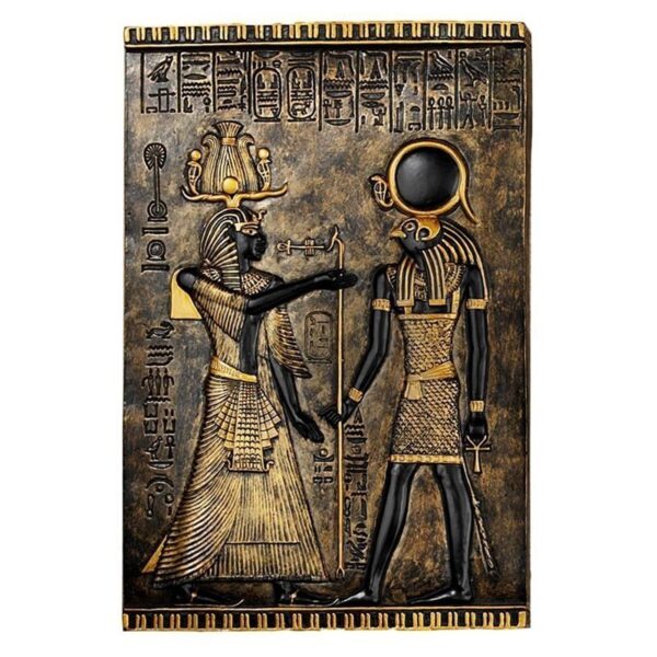 Design Toscano WU68176 7 Inch Horus Egyptian Temple Stele Plaque